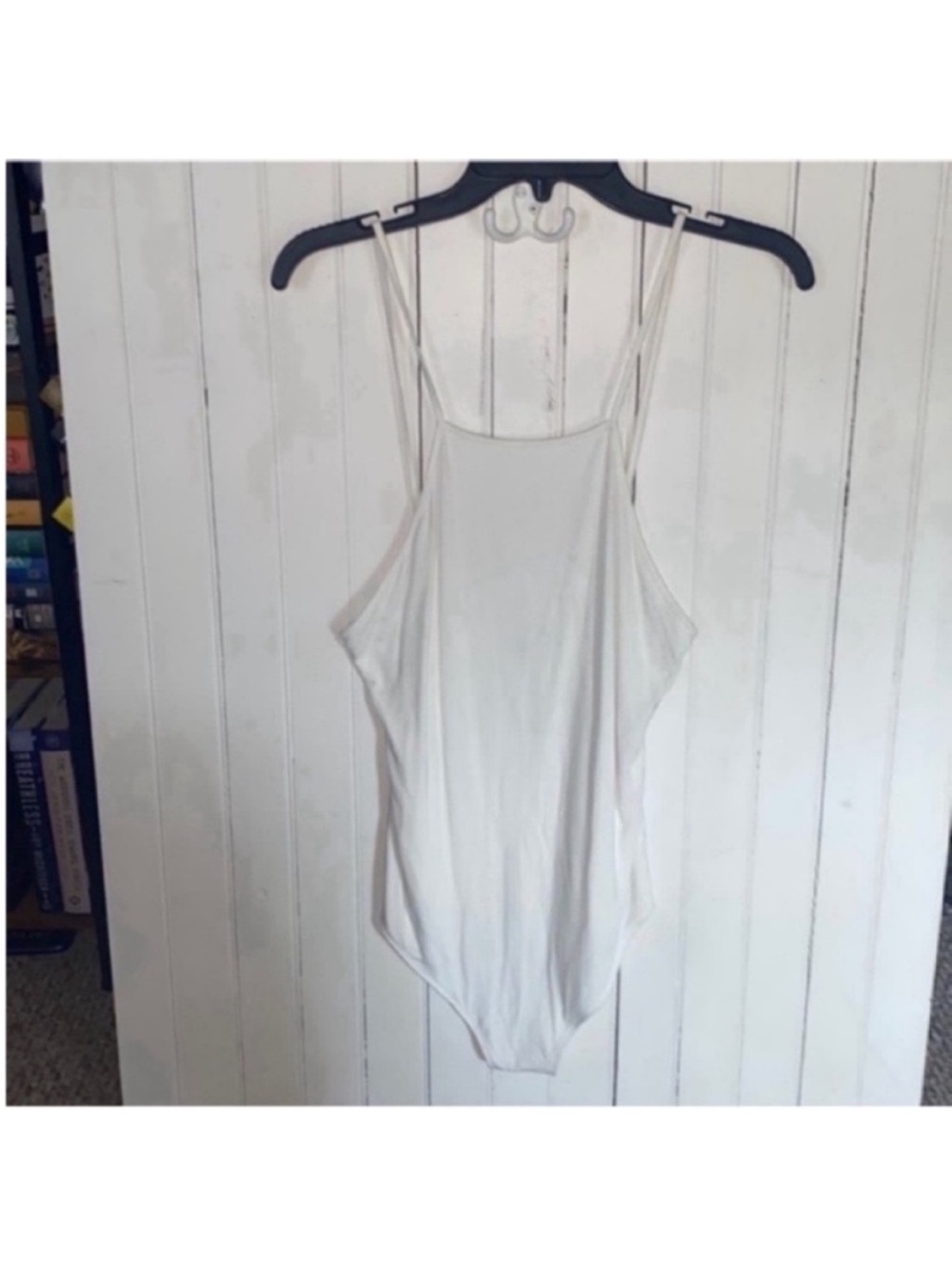 American Eagle Outfitters Soft & Sexy Bodysuit White Size L